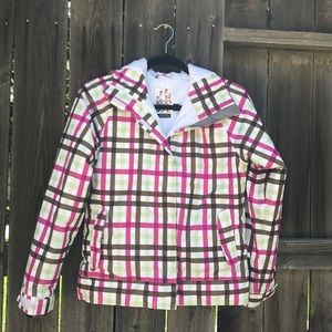 Roxy Plaid Snowboarding Jacket